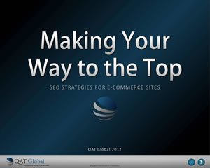 Download the Making Your Way to the Top: SEO Strategies for E-Commerce Sites Guide from QAT Global